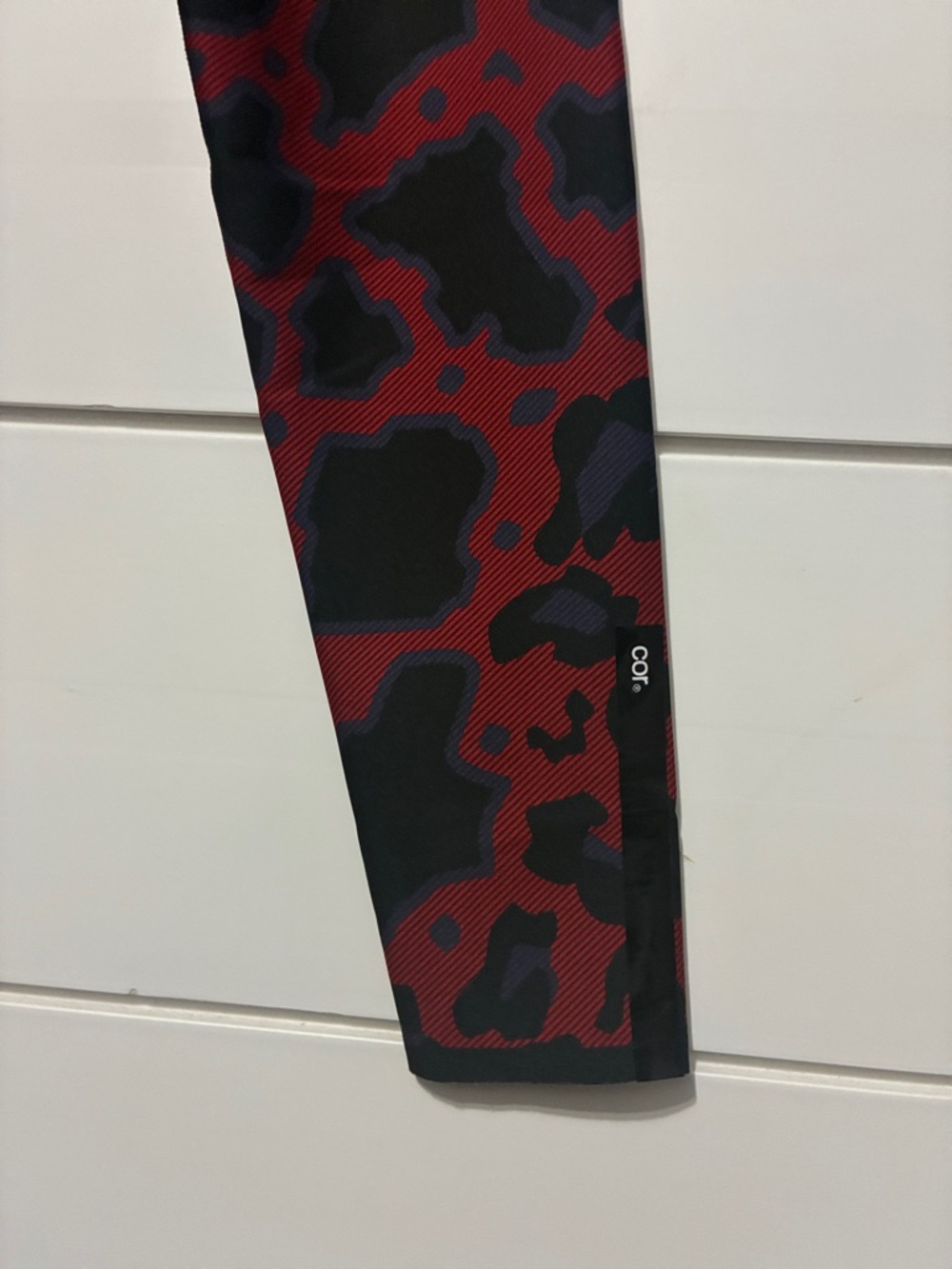 Cor by ultracor  Red and Black Leopard Print Leggings - Picture 3 of 7